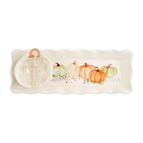 Mud Pie Grateful Tray & Dip Set