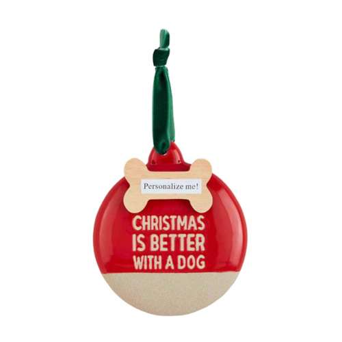 Mud Pie Christmas Dog Ornament