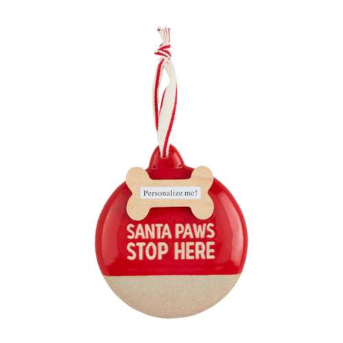 Mud Pie Santa Paws Ornament