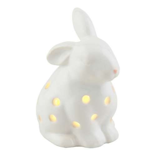 Mud Pie Bunny LED Decorative Sitter