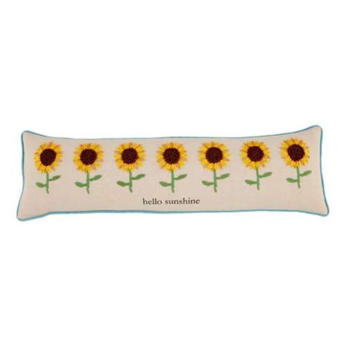 Mud Pie Long Sunflower Pillow