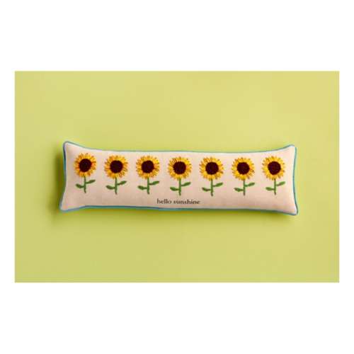 Mud Pie Long Sunflower Pillow