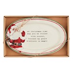 Mud Pie Christmas Time Sentiment Plate - Thumbnail 1 of 2