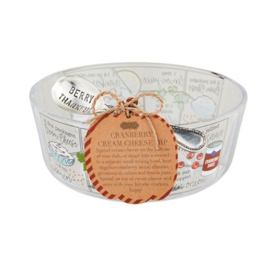 Mud Pie Pumpkin Tidbit, 15,2 x 5 3/4, bianco