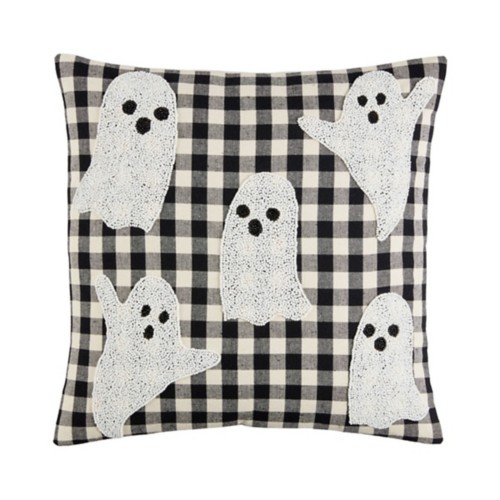 Mud Pie Ghost Beaded Pillow - Primary Image