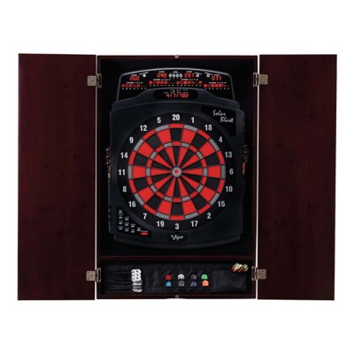 Viper Metropolitan Mahogany Soft Tip Dartboard Cabinet Scheels Com