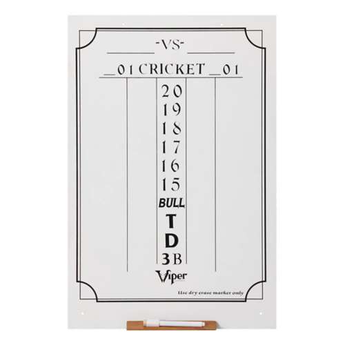 Viper Large Cricket Dry Erase Scoreboard