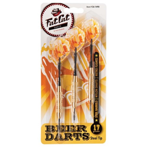 Fat Cat Beer Darts Steel Tip Darts - Primary Image