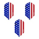Viper Dimplex Dart Flights Slim American Flag Metallic Vertical