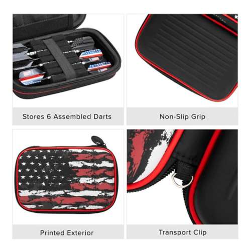 Casemaster Sentinel Dart Case American Flag Art Series