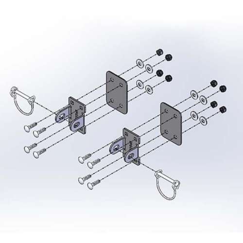 Clam Hitch Mounting Kit