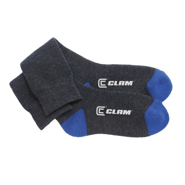 ICEARMOR BY CLAM Men's  Merino Wool-blend Crew Ice Fishing Socks