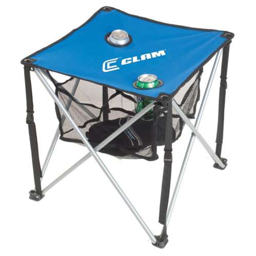Clam Quick Pack Square Folding Table with Carry Case