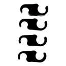 Clam S-Clips Small 4 Pack 9202