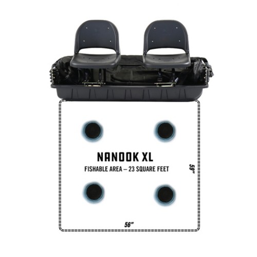 Clam Fish Trap Series Nanook XL Flip-Over Ice Shelter