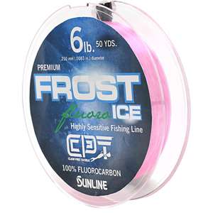 Clam Premium Frost Ice Fishing Line 100% Monofilament 110 YDS Gold