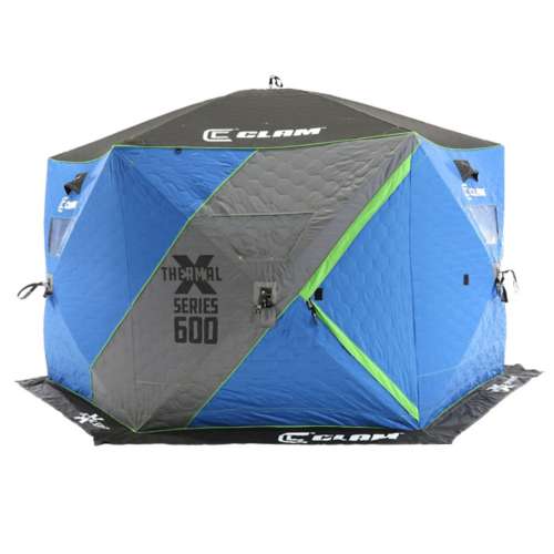 Clam X Series X600 Thermal 6 Side Hub Ice Shelter