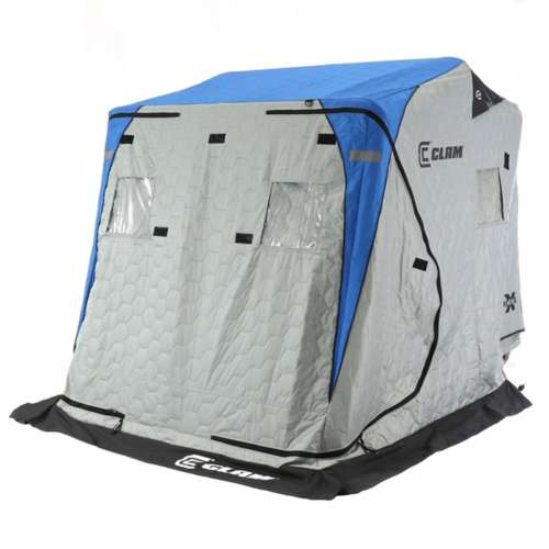 Clam Voyager X Thermal Side Door Flip-Over Ice Shelter