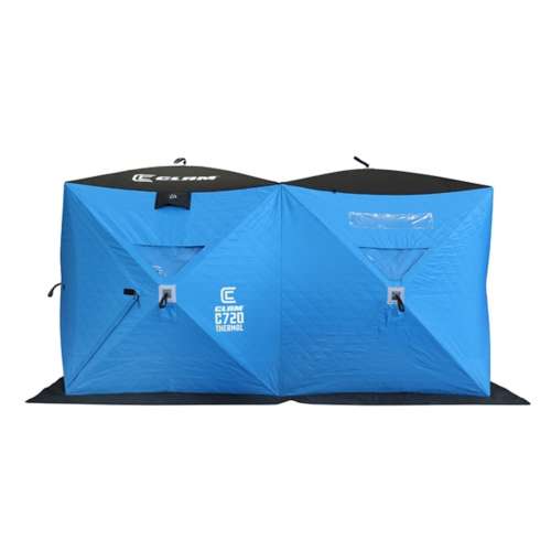 Clam C-720 Thermal 6x12 Double Hub Ice Shelter