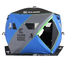 Clam X Series X500 Thermal Lookout 5 Side Hub Ice Shelter