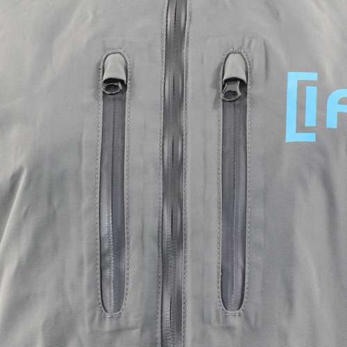 Clam Outdoors Ice Armor Rise Black (Blue Zippers) Float Bibs CHOOSE YOUR  SIZE!