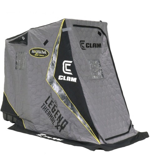 Clam Jason Mitchell Legend XT Flip Over Ice Shelter SCHEELS