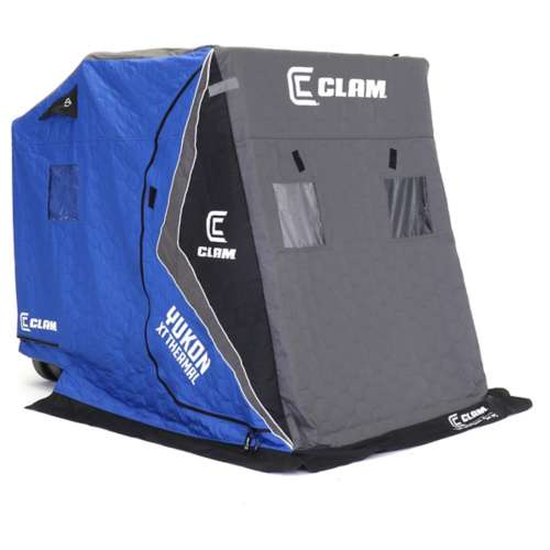 Clam Fish Trap Series Yukon XT Thermal Flip-Over Ice Shelter
