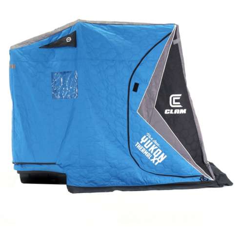 Clam Fish Trap Series Yukon XT Thermal Flip-Over Ice Shelter