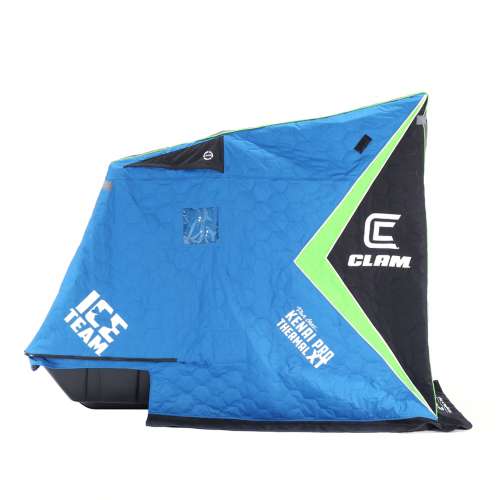 Clam Fish Trap Series Kenai XT Thermal Ice Team Edition Flip-Over Ice Shelter