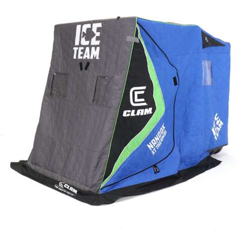 Clam Fish Trap Series Nanook XT Thermal Ice Team Edition Flip-Over Ice  Shelter
