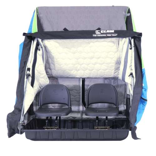 Clam Fish Trap Series Nanook XT Thermal Ice Team Edition FlipOver Ice Shelter
