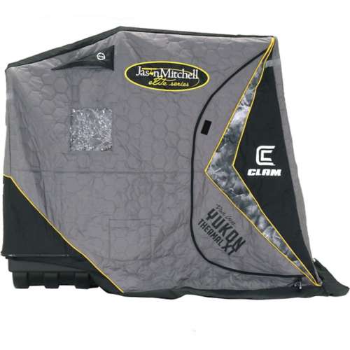 Clam Yukon XT Ice Team Edition Thermal Ice Fishing Shelter, 2-Person -  728408, Ice Fishing Shelters at Sportsman's Guide