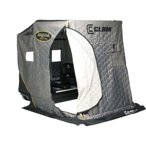 New Clam X1200 Thermal Double Hub Ice Shelter Scheels exclusive