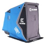 Clam Fish Trap X Series X100 Pro Thermal XT Flip-Over Ice Shelter - Thumbnail 1 of 8