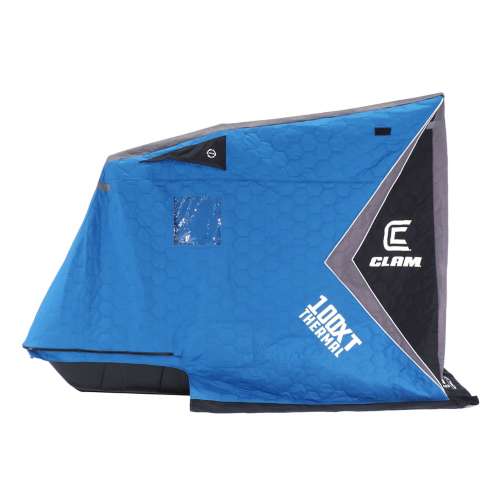 Clam Fish Trap X Series X100 Pro Thermal XT FlipOver Ice Shelter