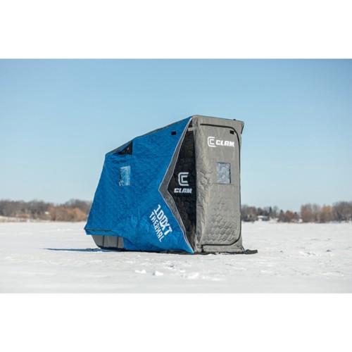 Clam Fish Trap X Series X100 Pro Thermal XT Flip-Over Ice Shelter - Primary Image