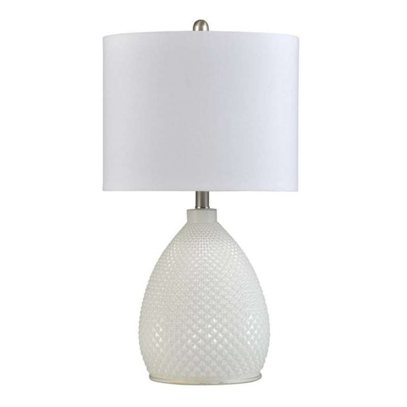 StyleCraft Transitional Glass Table Lamp
