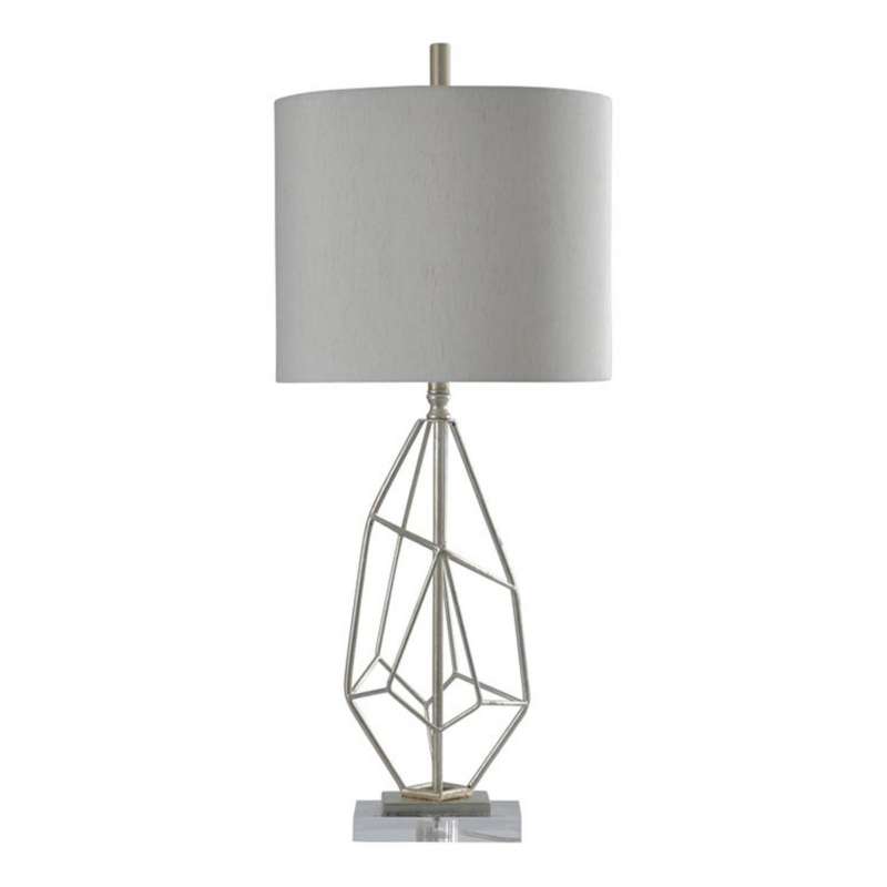 StyleCraft Contemporary Stell Acrylic Table Lamp