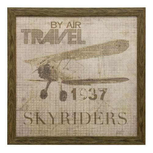 StyleCraft Home Collection By Air Travel Skyriders Framed Print Under Glass