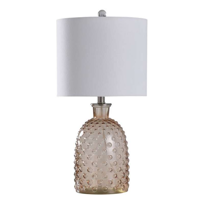 StyleCraft Blistered Glass Table Lamp