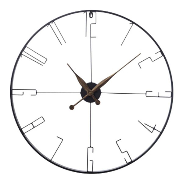StyleCraft Home Collection Numbered Wall Clock