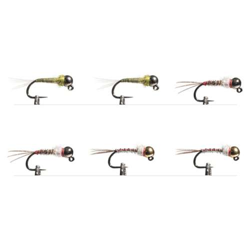 Scheels Outfitters Classic Frenchie Euro Nymphs Fly Assortment 6 pack