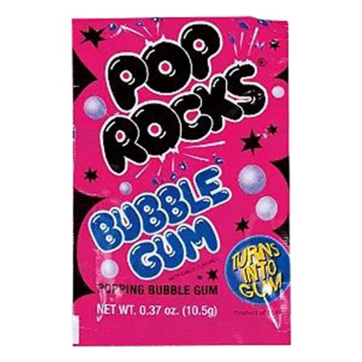 Pop Rocks Bubble Gum Popping