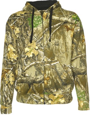 Realtree Edge Men's Full Zip Insulated Hooded Parka Jacket Size XL Measure 28x31 