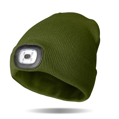 Night Scope AdultNight Light Rechargeable LED Head Lamp Beanie