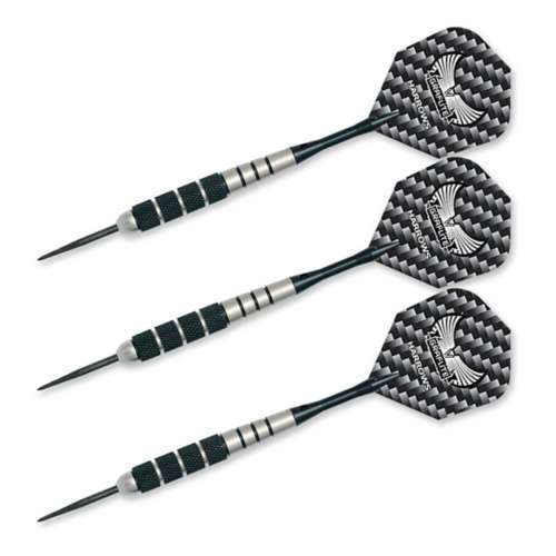 Dart World Black Jacket 24 gm Steel Tip Darts