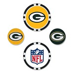 Team Effort Green Bay Packers Ball Marker Set - Thumbnail 1 of 2