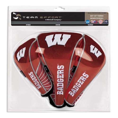 Team Effort Wisconsin Badgers Set of Three Headcovers