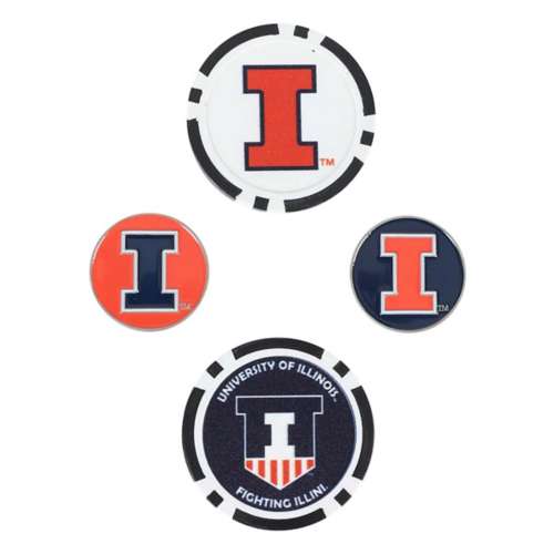 Team Effort Illinois Fighting Illini Ball Marker Set