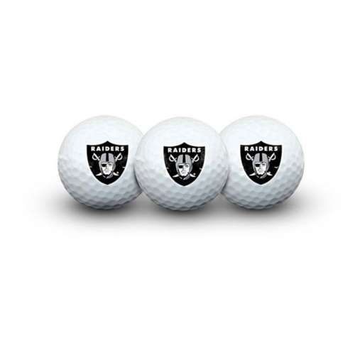 Team Effort Las Vegas Raiders 3 Pack Golf Balls